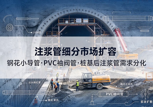 雄县注浆管细分市场扩容，隧道钢花小导管、PVC 袖阀管、桩基后注浆管需求分化