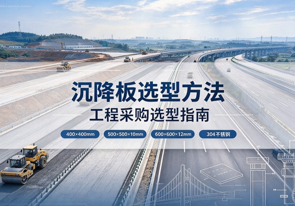 雄县沉降板选择方法